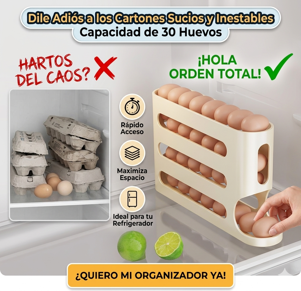 Organizador de huevos Diseño y elegancia a tu alcance