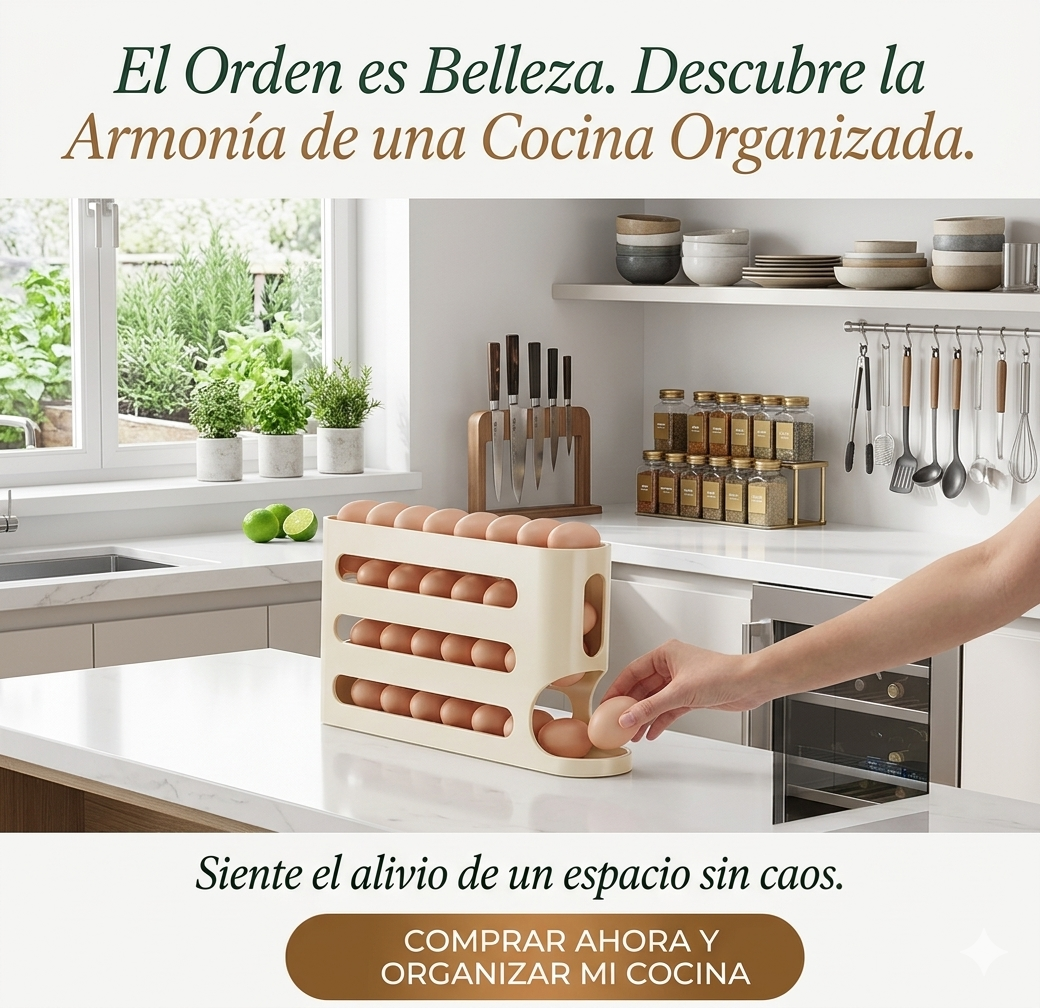 Organizador de huevos Diseño y elegancia a tu alcance