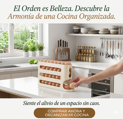 Organizador de huevos Diseño y elegancia a tu alcance